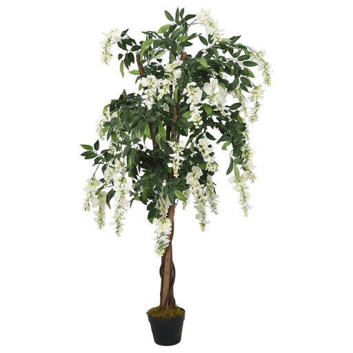 Kunstig Wisteria 1470 Blade 200 Cm Grøn Og Hvid