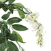 Kunstig Wisteria 560 Blade 80 Cm Grøn Og Hvid