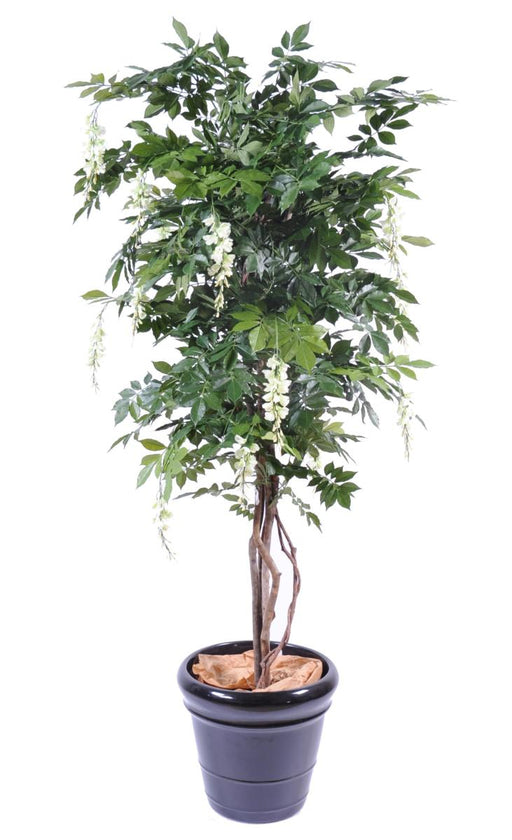 Kunstig Blomstrende Wisteria H180Cm Indendørs Plante