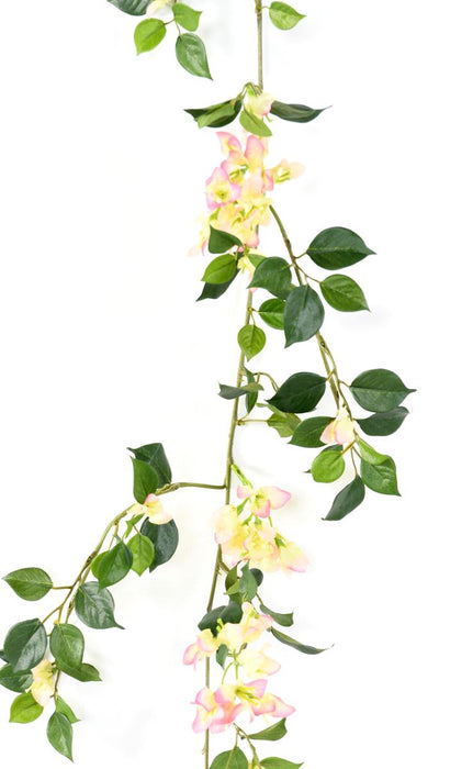Kunstig Bougainvillea Garland 110Cm Lys Pink