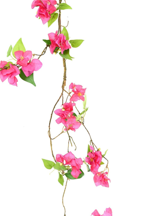 Kunstig Fuchsia Bougainvillea Garland 130 Cm