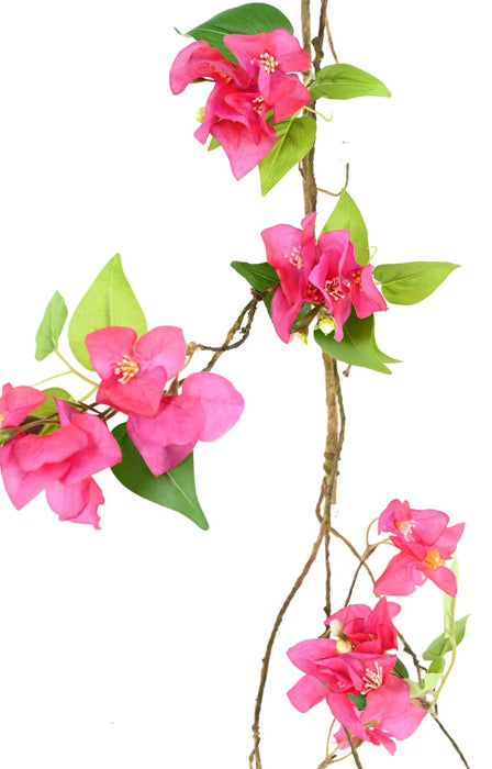 Kunstig Fuchsia Bougainvillea Garland 130 Cm
