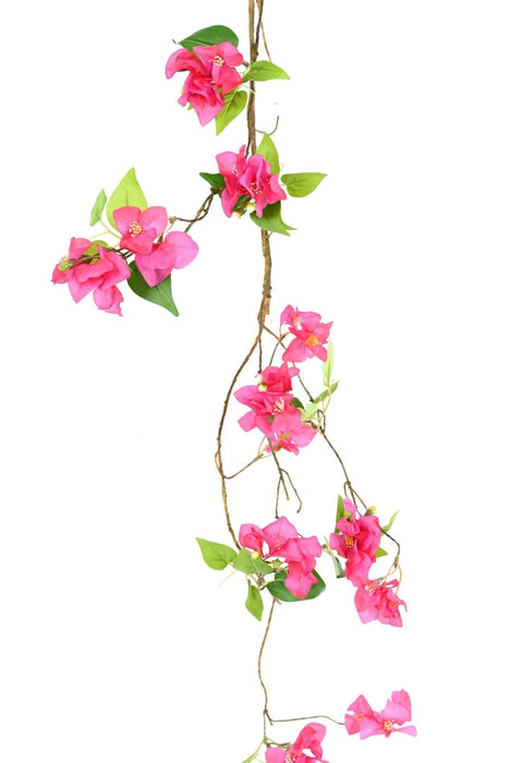 Kunstig Fuchsia Bougainvillea Garland 130 Cm
