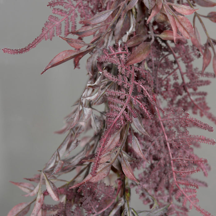 Kunstig Bregnekirlande Fuchsia 125 Cm
