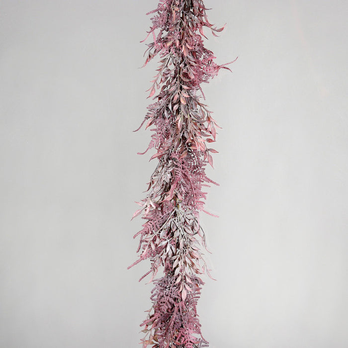 Kunstig Bregnekirlande Fuchsia 125 Cm