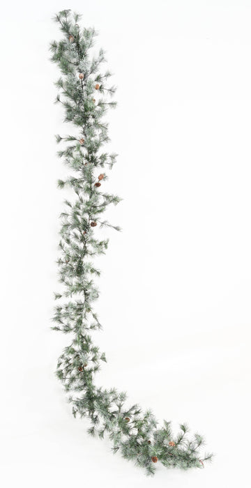 Kunstig Julekrans Med Fyrrekogler 270Cm