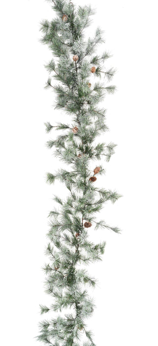 Kunstig Julekrans Med Fyrrekogler 270Cm