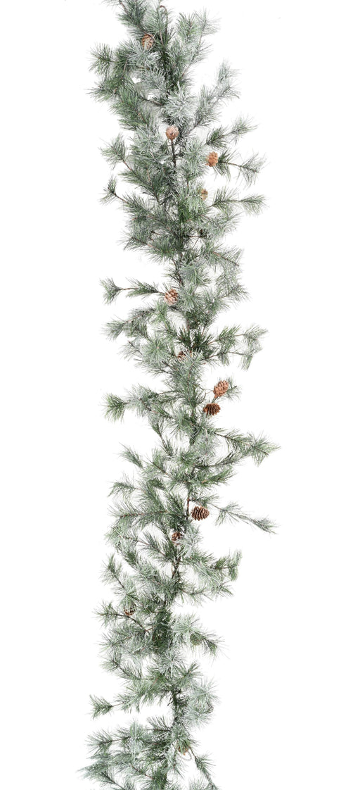 Kunstig Julekrans Med Fyrrekogler 270Cm