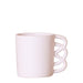 Happy Mug - Hvid Keramisk Plantekasse
