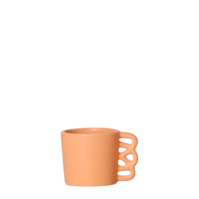 Happy Mug - Peach Keramisk Plantekasse