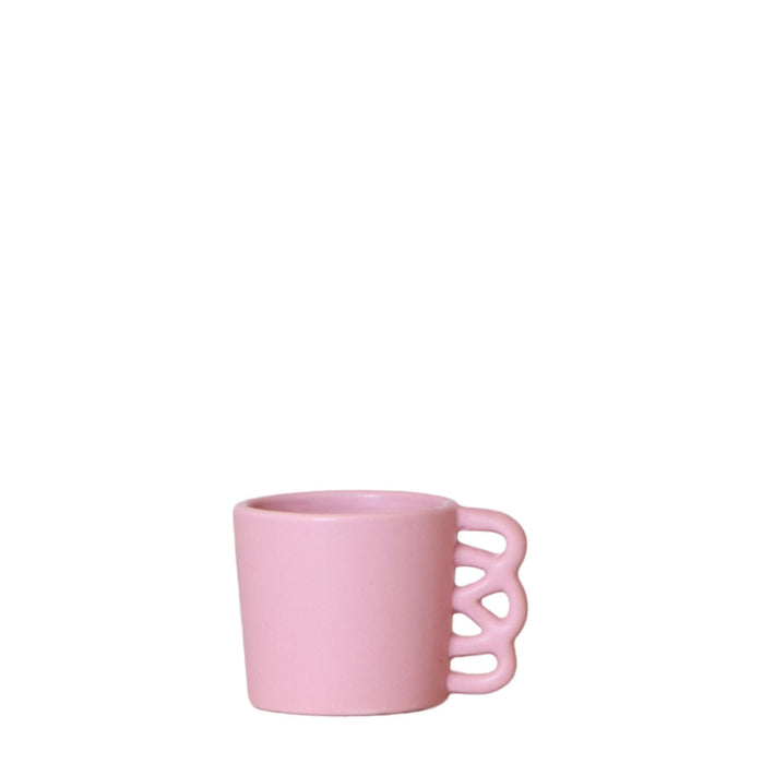 Happy Mug - Pink Keramisk Urtepotte