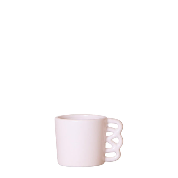 Happy Mug - Hvid Keramisk Gryde
