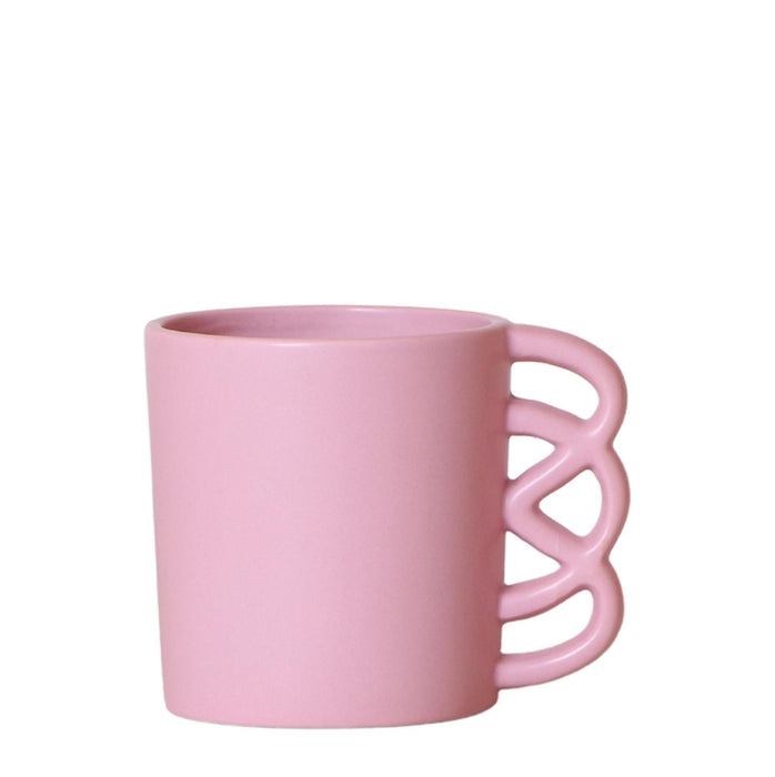 Happy Pink Krus - Keramisk Urtepotte