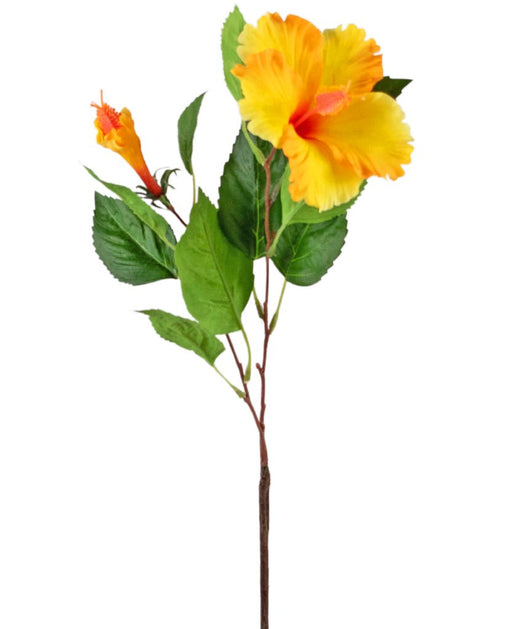 Gul Kunstig Hibiscus
