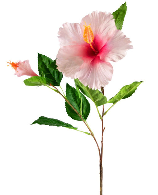 Lyserød Kunstig Hibiscus