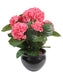 Kunstig Hortensia 5 Hoveder 50Cm Pink På Stake