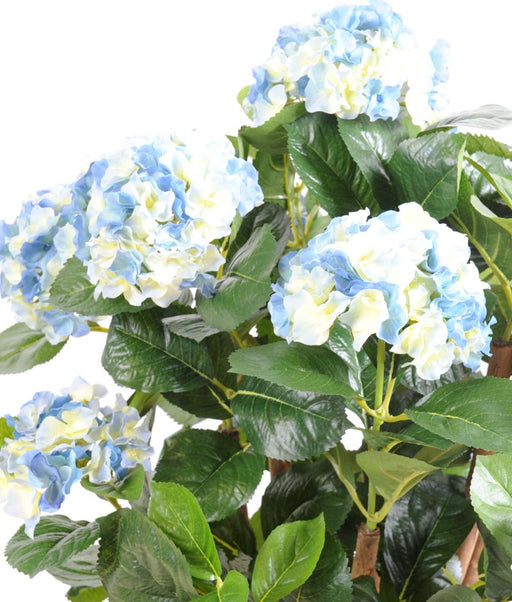 Kunstig Hortensia 80Cm Blå Til Indendørs