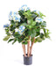 Kunstig Hortensia 80Cm Blå Til Indendørs