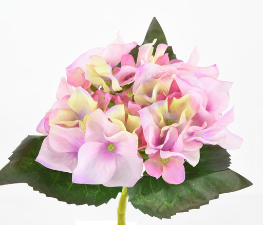 Kunstig Hortensia Creme Lila 35 Cm Dekorativ Buket