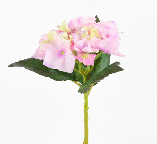 Kunstig Hortensia Creme Lila 35 Cm Dekorativ Buket