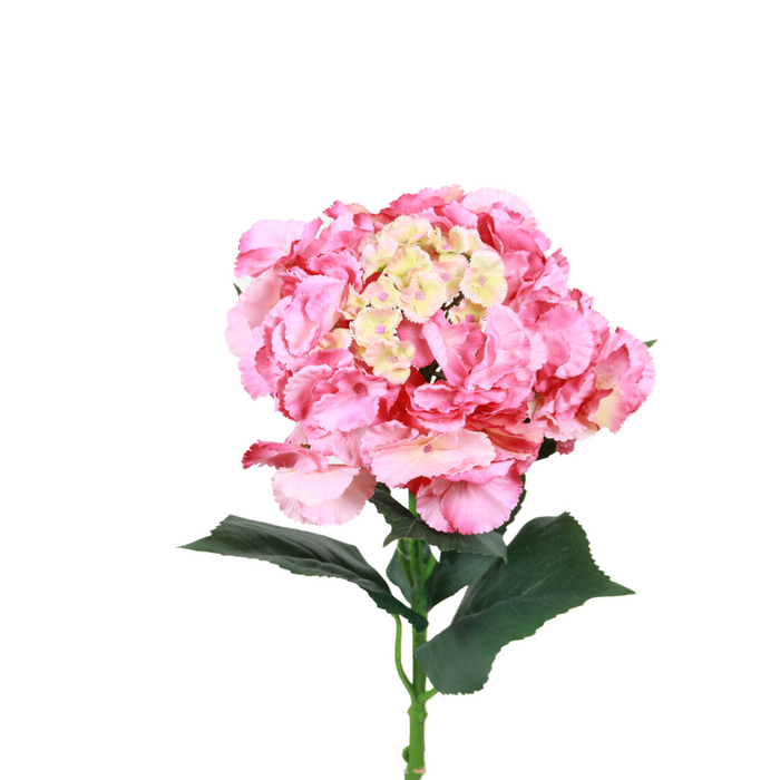 Kunstig Hortensia Stilk 68 Cm Pink Til Pynt