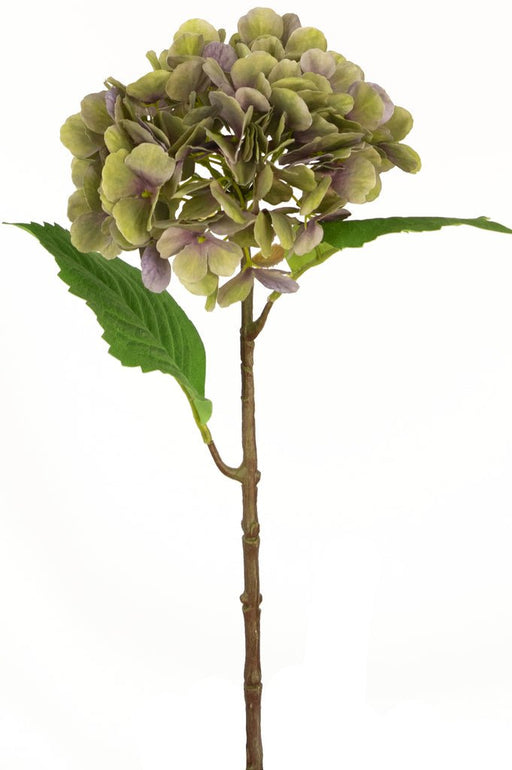 Kunstig Deluxe Grøn/Lilla Hortensia