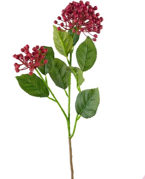 Kunstig Blomstrende Hortensia Mørk Pink