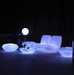 Hvid Pude Led Lysende Plantekasse