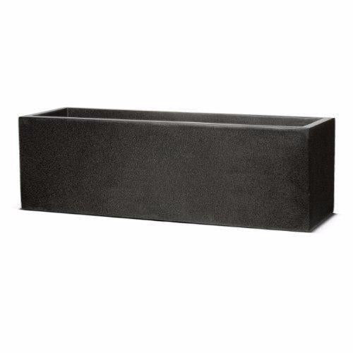 Sort Fiberstone Plantekasse 60X20Cm Til Altan