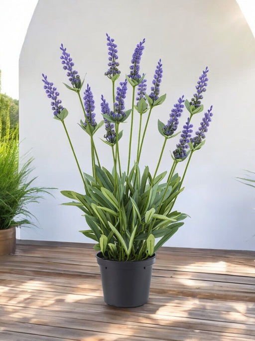 Lavendel - Kunstig Udendørs Plante I Potte