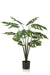 Monstera Deliciosa Kunstig Plante - H110Cm, Ø13Cm