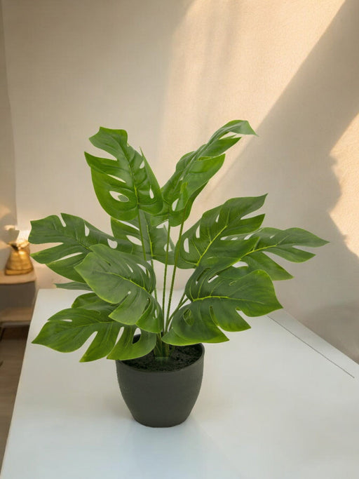Monstera - Kunstig Grøn Plante