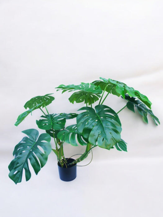 Monstera - Kunstig Grøn Plante