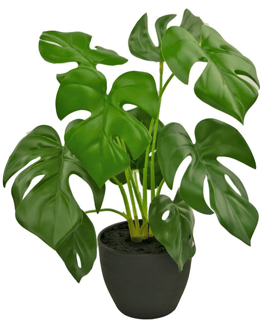 Monstera - Kunstig Grøn Plante