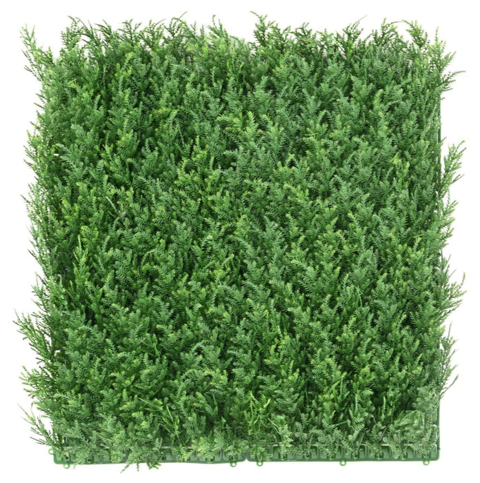 Kunstig Plante Væg Cypres 50X50 Cm Dekoration