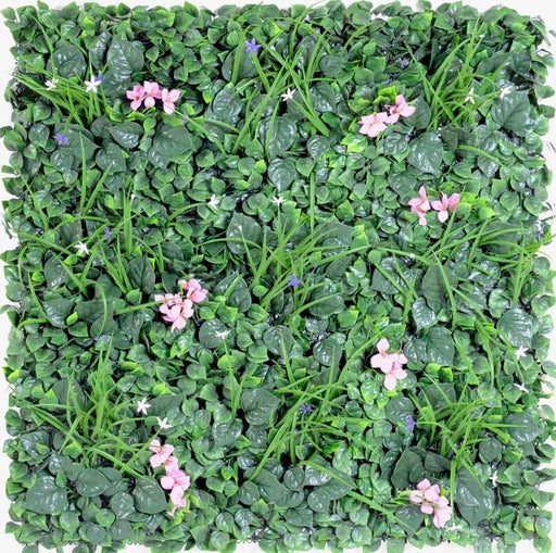 Kunstige Plante Væg Blomster 100X100Cm Dekoration