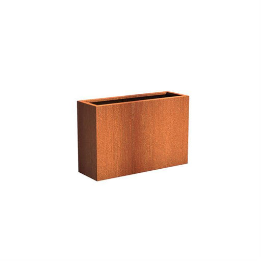 Rektangulær Corten Stålvæg Til Have 120X80Cm