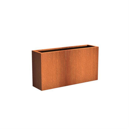 Rektangulær Corten Stålvæg Til Have 150X80Cm