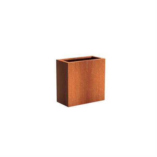 Rektangulær Corten Stålvæg Til Have 80X80Cm