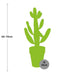 Opuntia Consolea H65Cm - Indendørs Kaktus