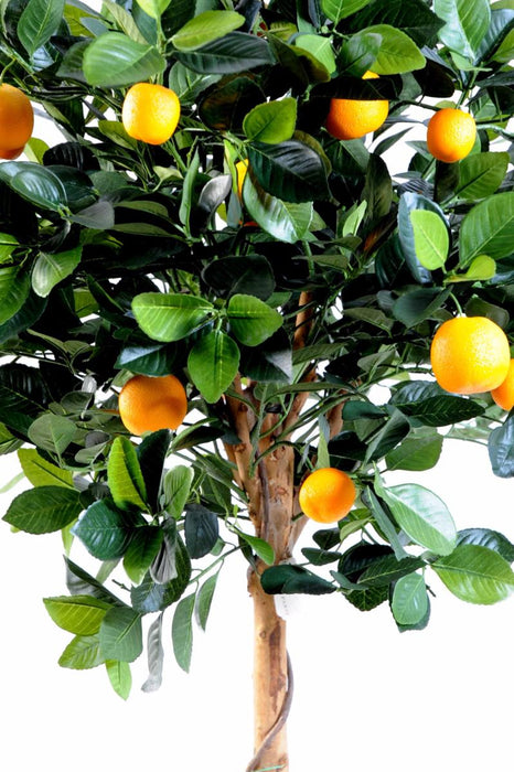 Kunstigt Appelsintræ I Potte 125 Cm Med Frugter