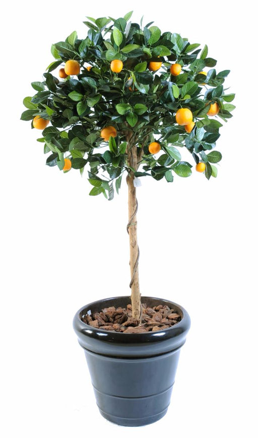 Kunstigt Appelsintræ I Potte 125 Cm Med Frugter