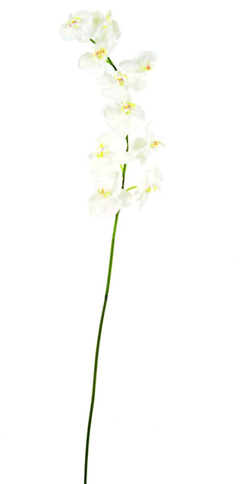 Kunstig Phalaenopsis Orkidé 10 Blomster 160 Cm Hvid