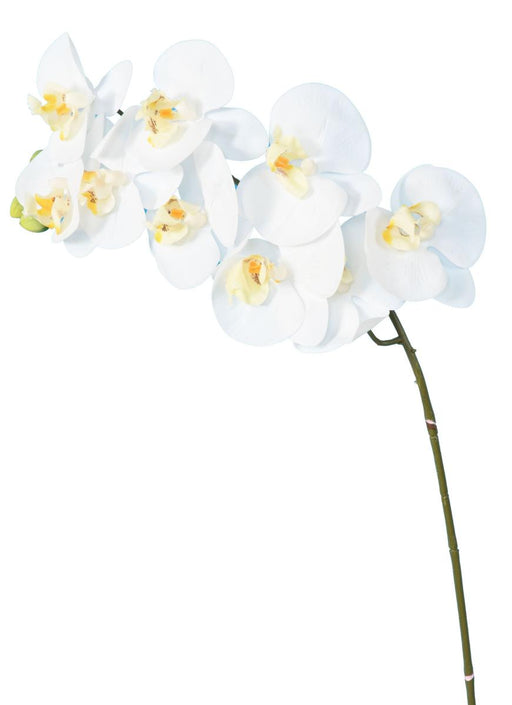 Kunstig Phalaenopsis Orkidé 9 Blomster 98 Cm Hvid