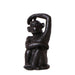 Sitting Monkey Dekorativ Ornament - Sort