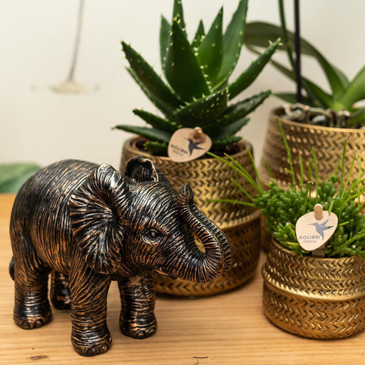 Sort Elefant Ornament - Hjem Dekoration