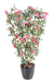Kunstigt Bougainvillea Hegn 130Cm Fuchsia