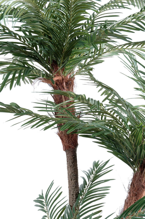 Kunstigt Palmetræ 3 Stammer 200 Cm Indendørs Plante