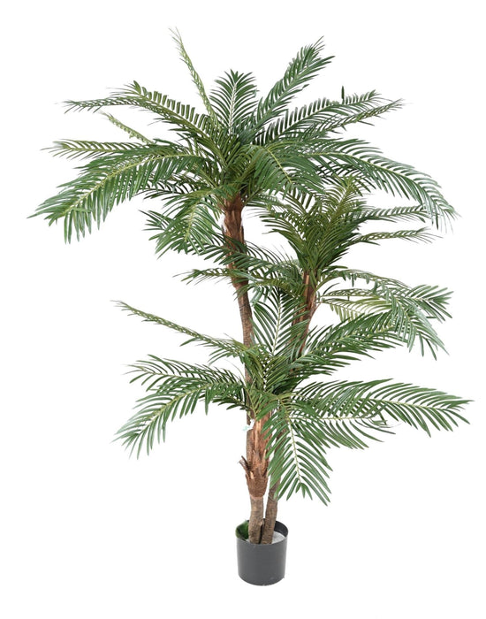 Kunstigt Palmetræ 3 Stammer 200 Cm Indendørs Plante