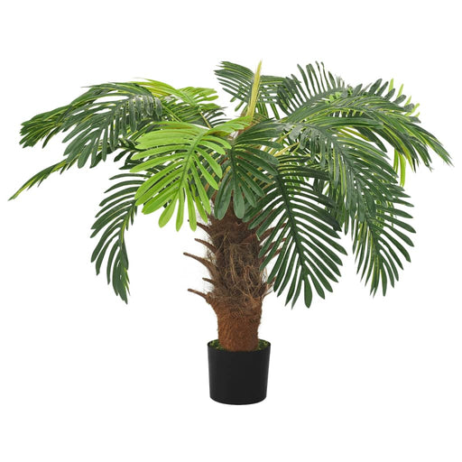 Kunstig Cycas Palme Med Potte 90 Cm Grøn